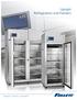 Laboratory Pharmacy Blood Bank. Upright Refrigerators and Freezers