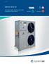 Компрессорно-конденсаторные агрегаты. Chiller. AQH DCI 20 to 30. Air Cooled Water Inverter Heat Pump Engineering Data Manual. 20 to 30 kw.