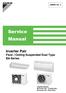 Service Manual. Inverter Pair Floor / Ceiling Suspended Dual Type BA-Series. SiBE05-722_C