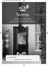 Novus. Multifuel Stove Model Novus. To be retained by the user for future reference. Thank you for purchasing an ACR Heat Products stove