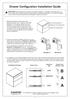 Drawer Configuration Installation Guide