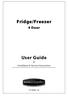 Fridge/Freezer. User Guide