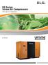 EG Series Screw Air Compressors Life source of industries kw