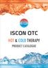 HOT & COLD THERAPY ISCON OTC PRODUCT CATALOGUE