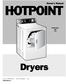 Owner s Manual. Model Types Dryers. Part No. 175D1807P276 Pub. No JR. 500A295P004 Rev.1