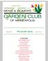 IN THIS ISSUE. March 2017 The Garden Spray Vol. 75, No. 3