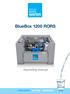 BlueBox 1200 RORS. Operating manual PURE WATER ANYTIME ANYWHERE