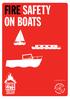 FIRE SAFETY ON BOATS. In partnership with