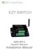 EZY SWITCH. SMS-IRR-4 System Monitor Installation Manual
