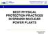 BEST PHYSICAL PROTECTION PRACTICES IN SPANISH NUCLEAR POWER PLANTS