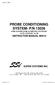 SSi SUPER SYSTEMS INC. PROBE CONDITIONING SYSTEM- P/N FOR GENERATOR SAMPLING SYSTEMS ACTUATED BY AC20 INSTRUCTION MANUAL M4515.