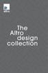 The Altro design collection