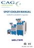 COOLING SOLUTIONS. A Division Of CAG Purification Inc. SPOT COOLER MANUAL. 10,000 BTU to 60,000 BTU Capacities IS T E D ISO 9001, ISO 14001
