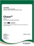 Chaser Herbicide ACTIVE CONSTITUENT: 960 g/l METOLACHLOR