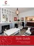 Style Guide. Renovating your property from concept to completion