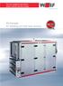 The new equipment generation: Install, connect and save energy! KG-Kompakt Air handling unit with heat recovery
