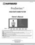 ProSeries HIGH RATE SAND FILTER. Owner s Manual. Contents. Models S144T S166T S210T S220T S244T S270T S310T2 S180T S210T2 S220T2 S244T2 S270T2 S360T2