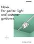 Navo. For perfect light and customer guidance.