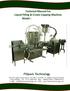 Technical Manual For Liquid Filling & Crown Capping Machine. Model : Fillpack Technology