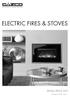 ELECTRIC FIRES & STOVES