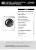 Operating & Installation Instructions Front Loading Washing Machine Model BD-W75AAE / BD-W85AAE