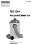RDC100H Vacuum Extractor