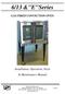 6/13 &ESeries GAS FIRED CONVECTION OVEN. Installation, Operation, Parts & Maintenance Manual