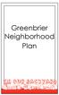 Greenbrier Neighborhood Plan