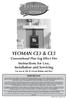 Yeoman CL3 & CL5. Conventional Flue Log Effect Fire. Instructions for Use, Installation and Servicing. For use in GB, IE (Great Britain and Eire)