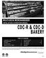 CDC-R & CDC-D BAKERY MULTI-DECK MERCHANDISER I N S TA L L AT I O N & O P E R AT I O N S M A N UA L. Table of Contents