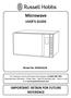 Microwave USER S GUIDE. Model No: RHM2361B