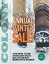 IT S TIME FOR OUR ANNUAL WINTER SALE! LOOK INSIDE TO FIND SAVINGS AND SPECIAL DEALS ON THE BEST BRANDS IN THE BUSINESS!