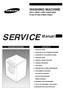 SERVICE Manual WASHING MACHINE SWV-1200F/1100F/1000F/800F P1291/P1091/P8091/P SPECIFICATIONS 2. OVERVIEW OF THE WASHING MACHINE