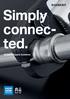 Simply connected. Geberit Supply Systems