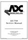 AD-758 Service Manual