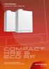 COMPACT HRE ECO RF COMPACT HRE & ECO RF SMART CHOICE FOR HEATING AND HOT WATER