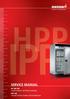 SERVICE MANUAL. IPP Cooled incubator with Peltier technology HPP 108 Constant Climate Chamber with humidification