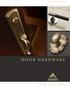 2013 catalog and price book. Door Hardware. Combining The Elements For Powerful Design