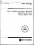 Mid Columbia Agricultural Research and Extension Center Annual Report 1999