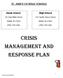 Crisis Management and Response Plan