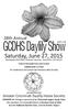 GCDHS Daylily Show. Saturday, June 27, th Annual. Greater Cincinnati Daylily-Hosta Society. presented by