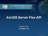 ArcGIS Server Flex API