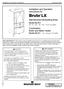 Brute. Installation and Operation Instructions. Wall-Mounted Modulating Boiler Model BLXH 50, 75, 100, 125, 150, 175 & 220 MBH