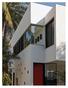 THIS SPREAD The exterior of the bungalow has distinct cubist leanings. Large openings and punctuations in the walls allow light and air to play an