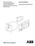 ABB Instrumentation. Instruction Manual. Model 6553 Series of Intrinsically Safe Gas Analyser Systems for Hydrogen & Purge Gas Purity Measurement