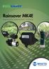 Rainsaver MK4E RAINWATER HARVESTING SYSTEMS