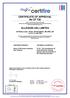 CERTIFICATE OF APPROVAL No CF 738 ALLEGION (UK) LIMITED