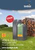 HDG K SERIES. Wood pellet boiler.   The perfect alternative to fossil fuels. Receive up to