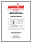 Aqua-Air Tempwise 2001 Chillwater Digital Thermostat. Operating Manual. Aqua-Air Manufacturing division of the James D. Nall Co., Inc.