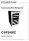 CWF340DZ. Freestanding Wine Refrigerator. Owner s Manual